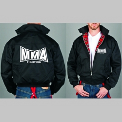 MMA Fighting  Bunda Harrington s hrejivou podšívkou farby RED TARTAN, obojstranné logo (s kapucou iba v čiernej farbe je za 42,90euro) 